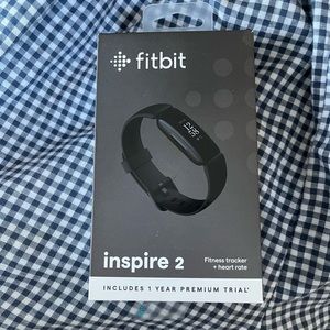 New black Fitbit Inspire 2 Health and Fitness Tracker